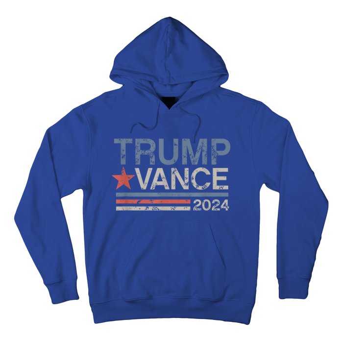 Trump Vance 2024 Retro Stripe Trump Jd Vance Gift Hoodie