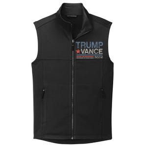 Trump Vance 2024 Retro Stripe Trump Jd Vance Gift Collective Smooth Fleece Vest