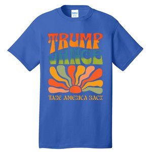 Trump Vance 2024 Donald Trump J.D. Vance Take America Back Tall T-Shirt