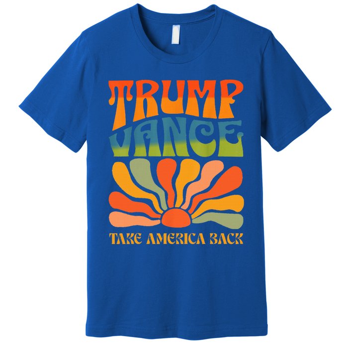 Trump Vance 2024 Donald Trump J.D. Vance Take America Back Premium T-Shirt