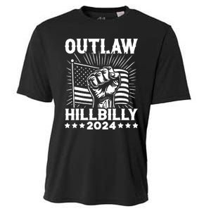 Trump Vance 2024 Donald Trump J.D. Vance Outlaw Hillbilly Cooling Performance Crew T-Shirt