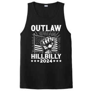 Trump Vance 2024 Donald Trump J.D. Vance Outlaw Hillbilly PosiCharge Competitor Tank