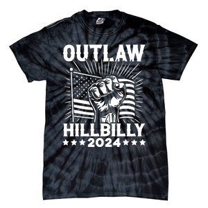 Trump Vance 2024 Donald Trump J.D. Vance Outlaw Hillbilly Tie-Dye T-Shirt