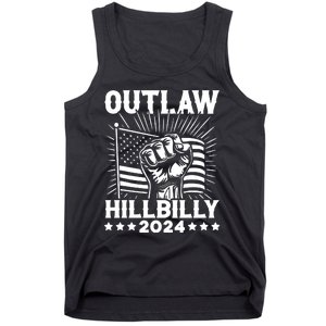 Trump Vance 2024 Donald Trump J.D. Vance Outlaw Hillbilly Tank Top