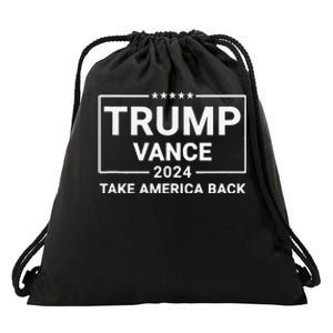 Trump Vance 2024 Take America Back Drawstring Bag