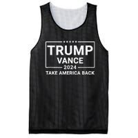 Trump Vance 2024 Take America Back Mesh Reversible Basketball Jersey Tank