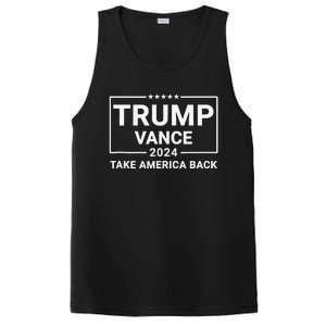 Trump Vance 2024 Take America Back PosiCharge Competitor Tank