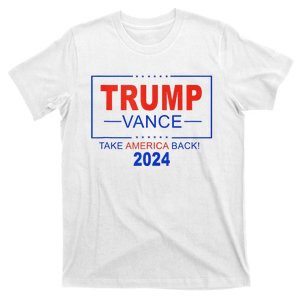 Trump Vance 2024 Take America Back 45 47 Trump For Women T-Shirt