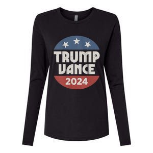 Trump Vance 2024 President Trump Supporter Re Election Womens Cotton Relaxed Long Sleeve T-Shirt