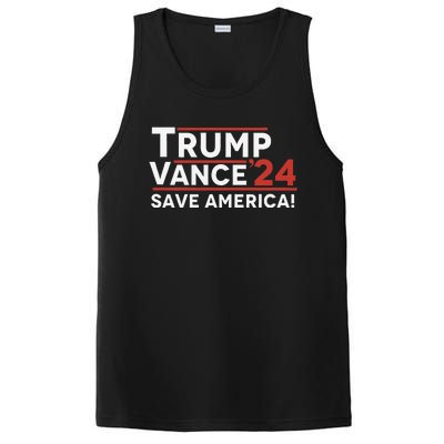 Trump Vance 2024 Save America PosiCharge Competitor Tank