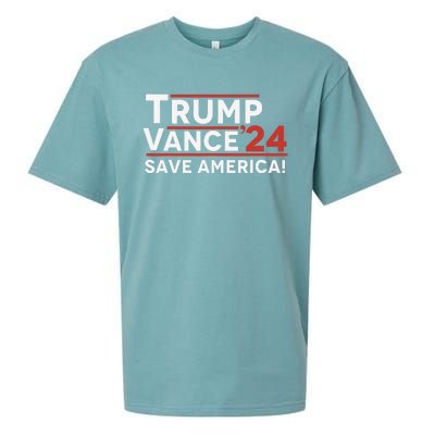 Trump Vance 2024 Save America Sueded Cloud Jersey T-Shirt