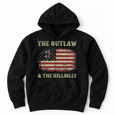 Trump Vance 2024 Donald Trump J.D. Vance Outlaw & Hillbilly Hoodie