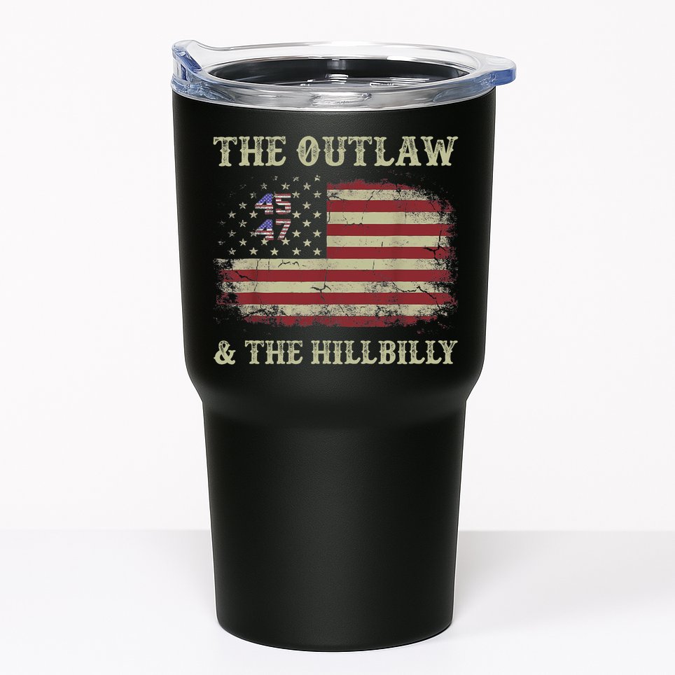 Trump Vance 2024 Donald Trump J.D. Vance Outlaw & Hillbilly Tumbler