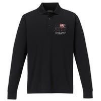 Trump Vance 2024 Us Flag We The People Republican President Performance Long Sleeve Polo