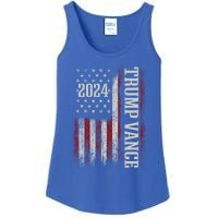 Trump Vance 2024 President Trump Supporter Reelection Gift Ladies Essential Tank