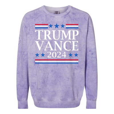 Trump Vance 2024 Colorblast Crewneck Sweatshirt