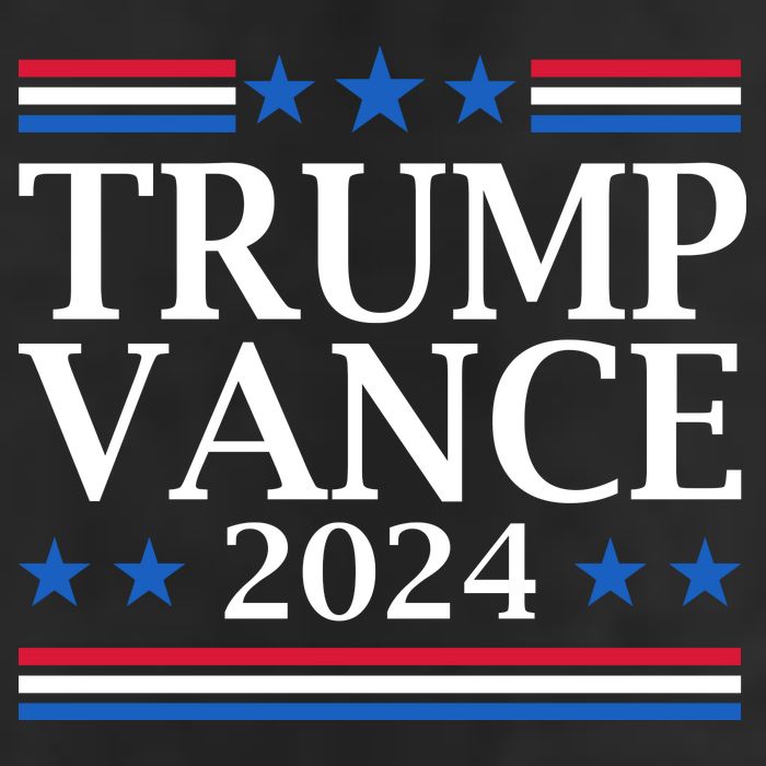 Trump Vance 2024 7 Panel Mesh Trucker Snapback Hat