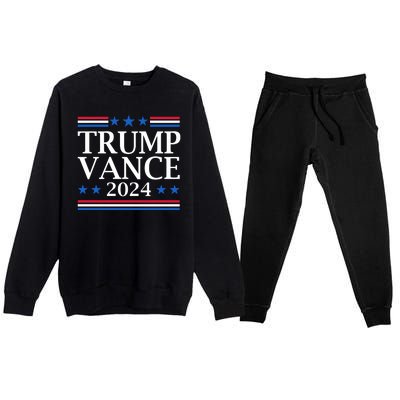 Trump Vance 2024 Premium Crewneck Sweatsuit Set