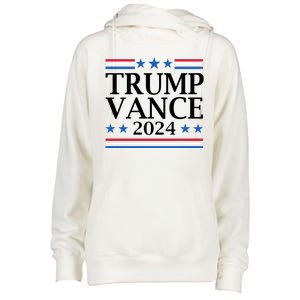 Trump Vance 2024 Womens Funnel Neck Pullover Hood