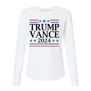 Trump Vance 2024 Womens Cotton Relaxed Long Sleeve T-Shirt