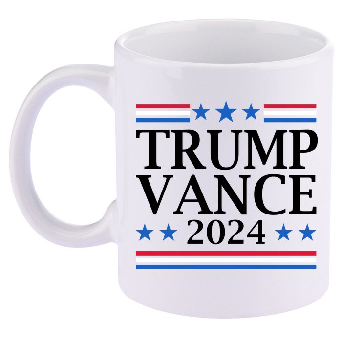 Trump Vance 2024 11oz C Handle Ceramic Mug