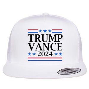 Trump Vance 2024 Flat Bill Trucker Hat