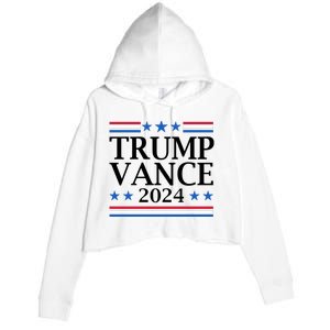 Trump Vance 2024 Crop Fleece Hoodie