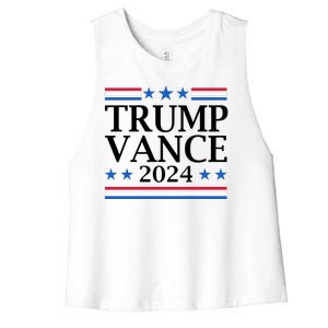 Trump Vance 2024 Women's Racerback Cropped Tank