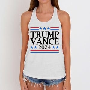 Trump Vance 2024 Women's Knotted Racerback Tank