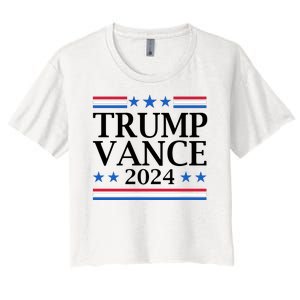 Trump Vance 2024 Women's Crop Top Tee