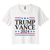 Trump Vance 2024 Women's Crop Top Tee
