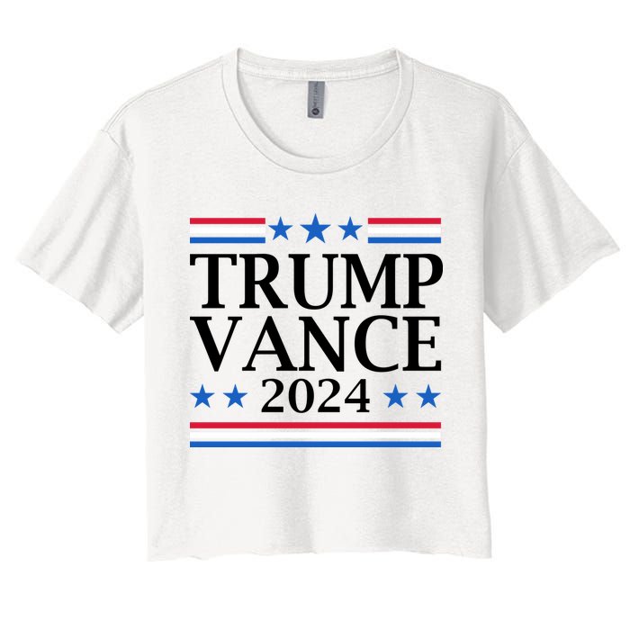 Trump Vance 2024 Women's Crop Top Tee