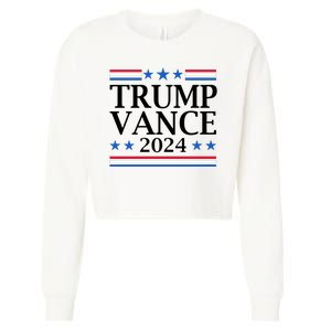 Trump Vance 2024 Cropped Pullover Crew