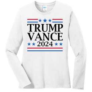 Trump Vance 2024 Ladies Long Sleeve Shirt