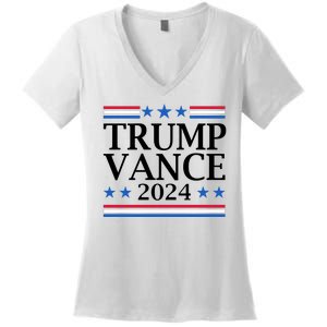 Trump Vance 2024 Women's V-Neck T-Shirt