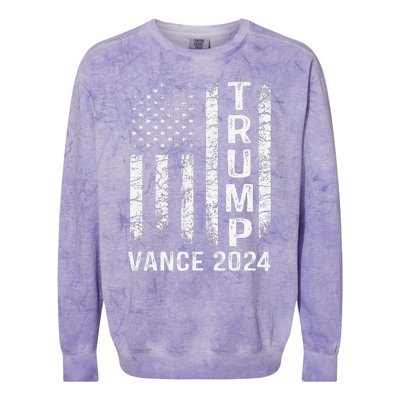 Trump Vance 2024 Vice President Vp Trump 2024 Election Colorblast Crewneck Sweatshirt