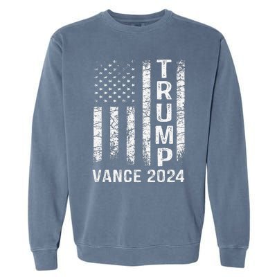 Trump Vance 2024 Vice President Vp Trump 2024 Election Garment-Dyed Sweatshirt