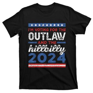 Trump Vance 2024 Donald Trump J.D. Vance Outlaw Hillbilly T-Shirt