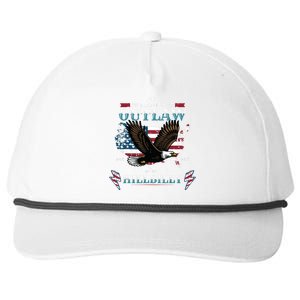 Trump Vance 2024 Donald Trump Jd Vance Outlaw Hillbilly Snapback Five-Panel Rope Hat