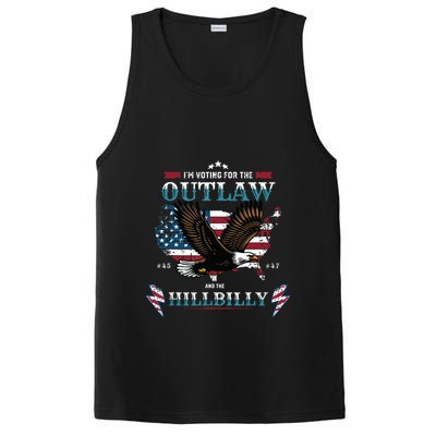 Trump Vance 2024 Donald Trump Jd Vance Outlaw Hillbilly PosiCharge Competitor Tank