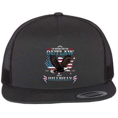 Trump Vance 2024 Donald Trump Jd Vance Outlaw Hillbilly Flatbill Hat