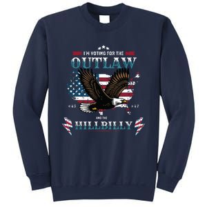 Trump Vance 2024 Donald Trump Jd Vance Outlaw Hillbilly Sweatshirt