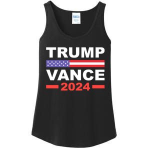 Trump Vance 2024 For President Vp Usa Election Patriotic Ladies Essential Tank