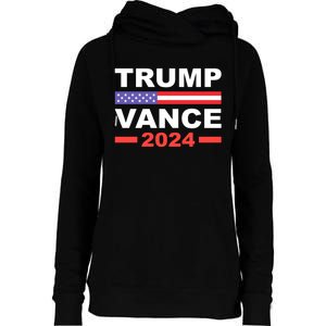 Trump Vance 2024 For President Vp Usa Election Patriotic Womens Funnel Neck Pullover Hood