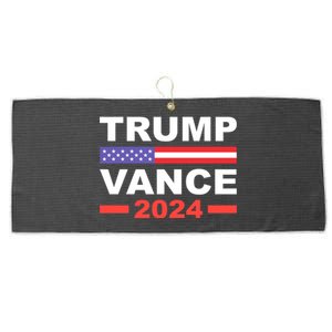 Trump Vance 2024 For President Vp Usa Election Patriotic Large Microfiber Waffle Golf Towel