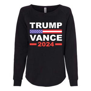 Trump Vance 2024 For President Vp Usa Election Patriotic Womens California Wash Sweatshirt