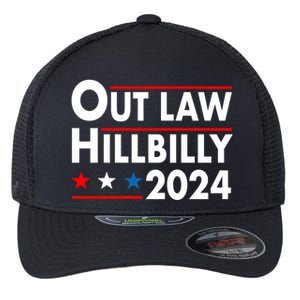 Trump Vance 2024 Outlaw Hillbilly Flexfit Unipanel Trucker Cap