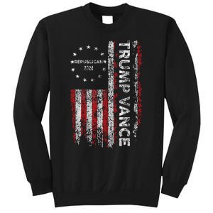 Trump Vance 2024 Us Flag Republican 2024 President Election Sweatshirt