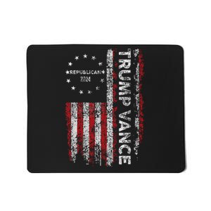 Trump Vance 2024 Us Flag Republican 2024 President Election Mousepad