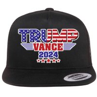 Trump Vance 2024 Flat Bill Trucker Hat